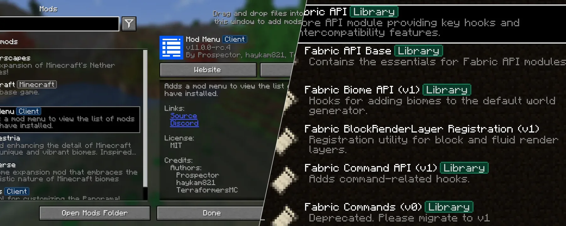 Mod Menu — Mod Menu screenshots 1–2
