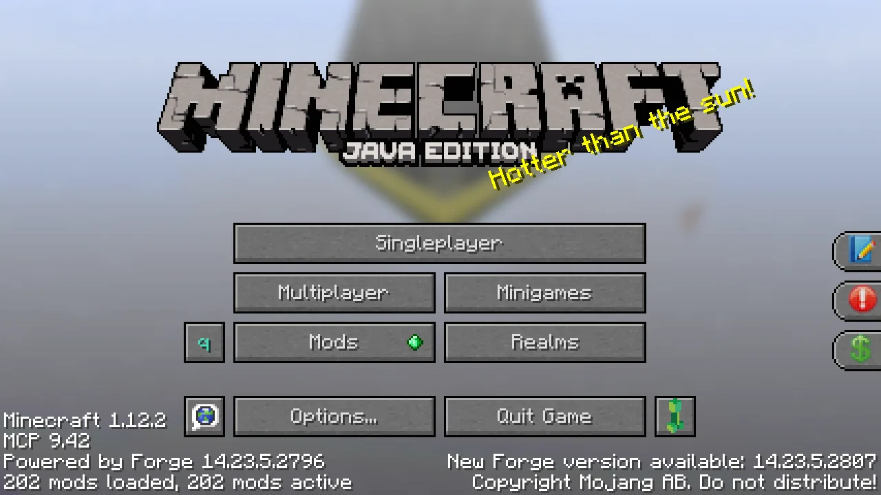 Pyramid Reborn — Menu