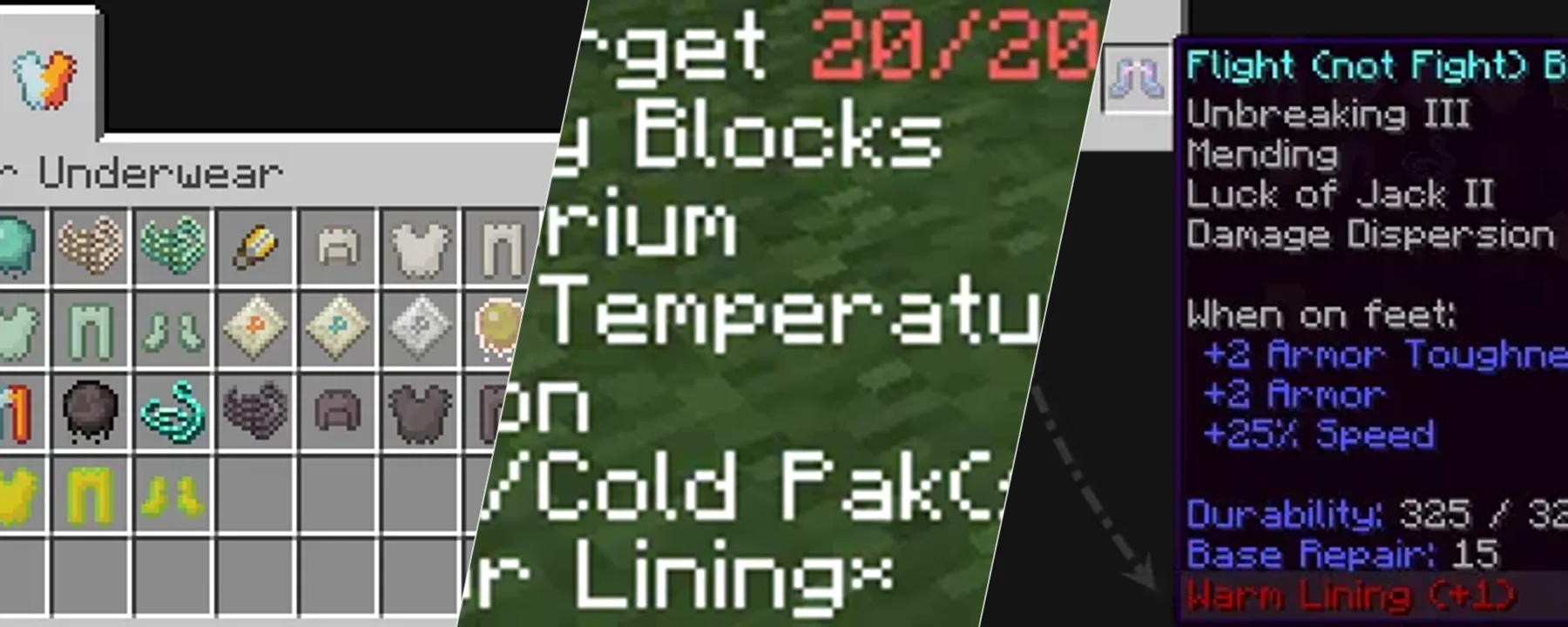 Armor Underwear Mod [FORGE] — Armor Underwear Mod [FORGE] screenshots 1–3