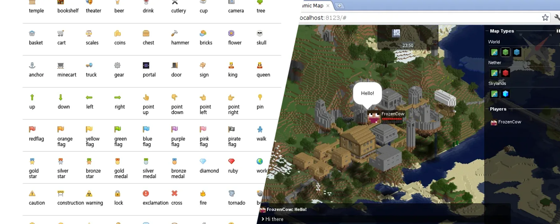 Dynmap® — Dynmap® screenshots 1–2