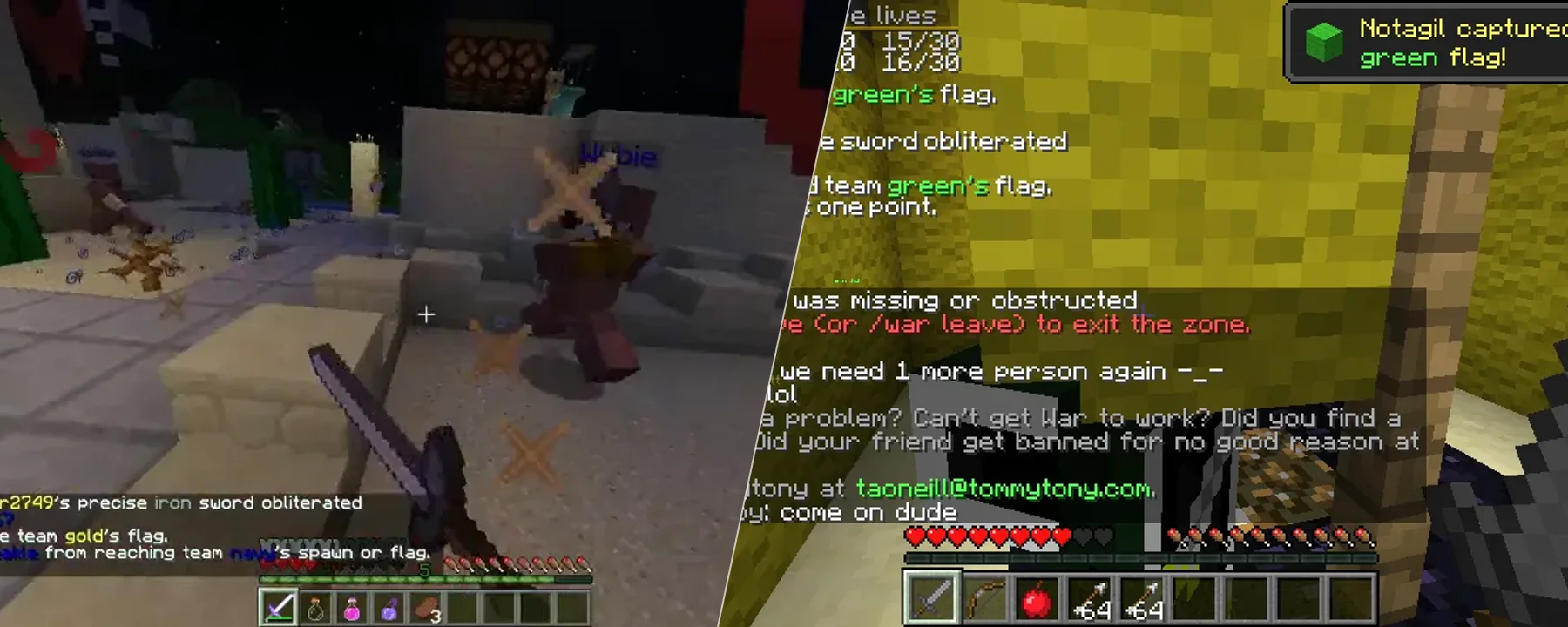 War — War screenshots 1–2