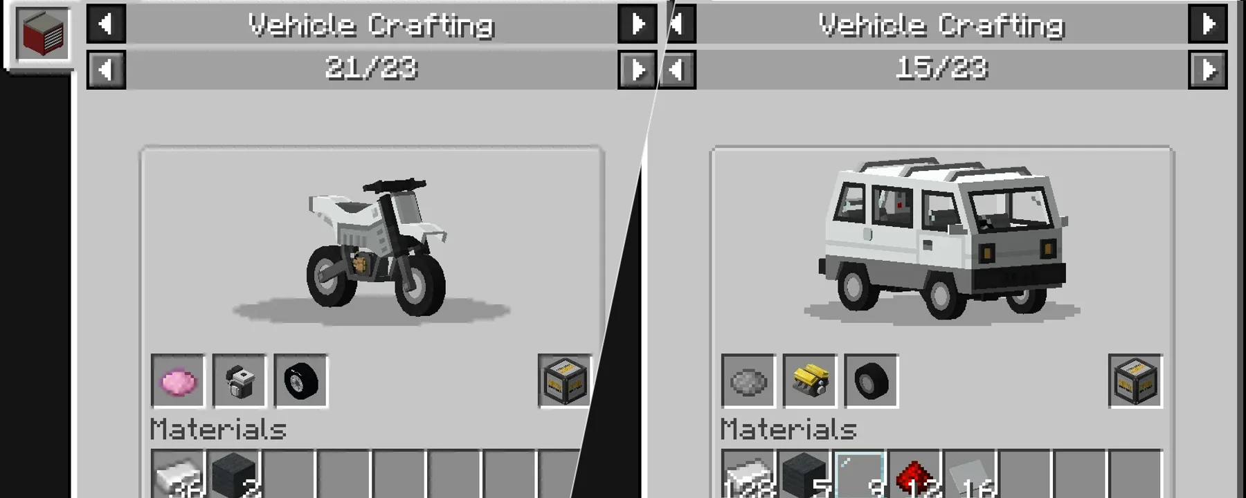 Just Enough Vehicles — Just Enough Vehicles screenshots 1–2