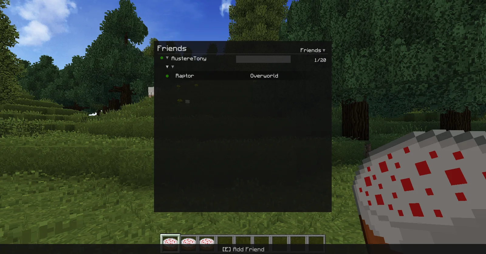Oxygen: Friends List — Friends List
