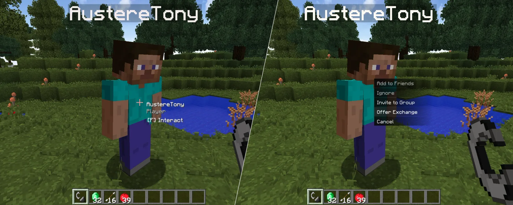 Oxygen: Player Interaction — Oxygen: Player Interaction screenshots 1–2