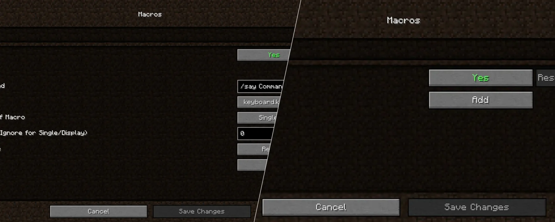 Command Macros — Command Macros screenshots 1–2