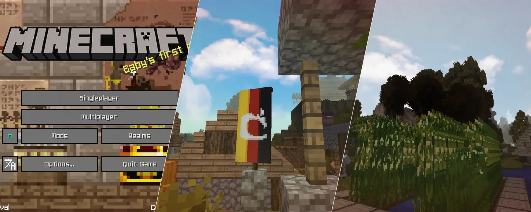 WildTrek--A More Immersive RLCraft — WildTrek--A More Immersive RLCraft screenshots 1–3
