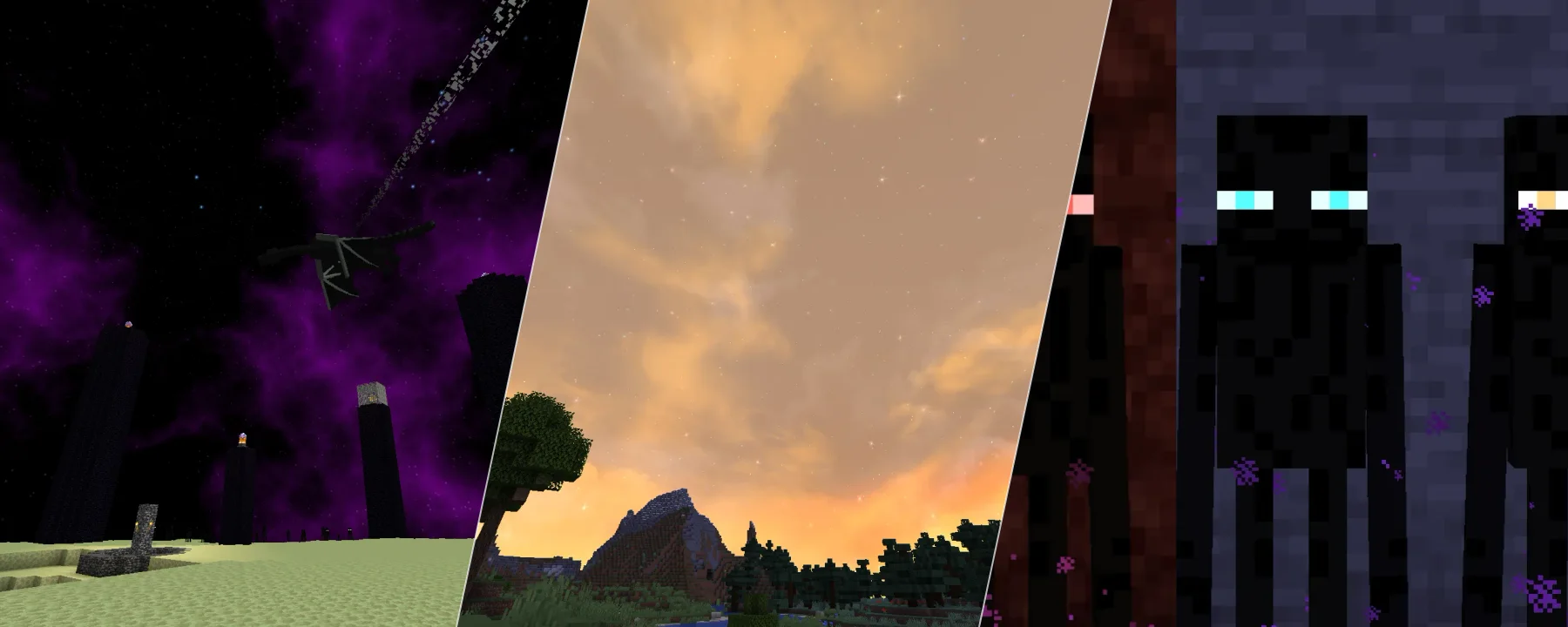 Fancy Skies - now with custom sky for End dimension — Fancy Skies - now with custom sky for End dimension screenshots 1–3
