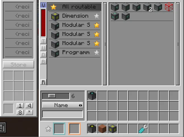 RFTools Storage — RFTools Storage screenshot