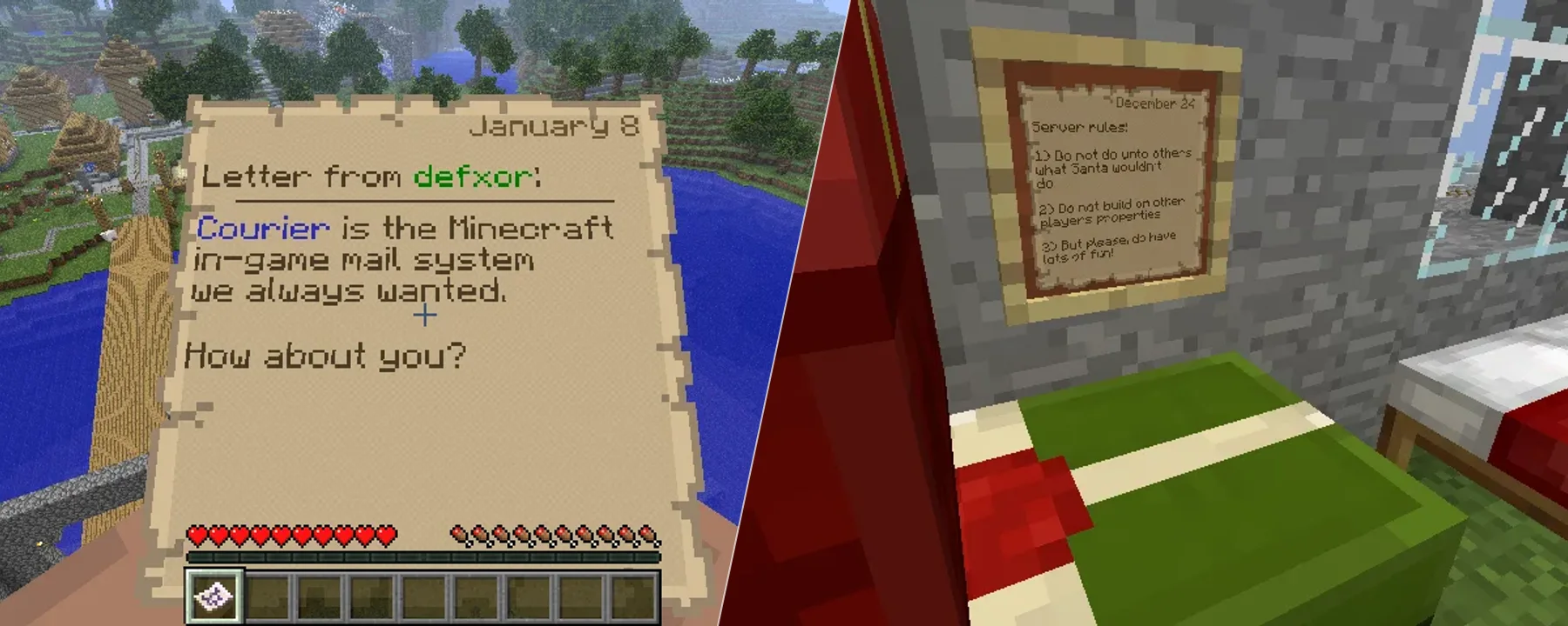 Courier — Courier screenshots 1–2