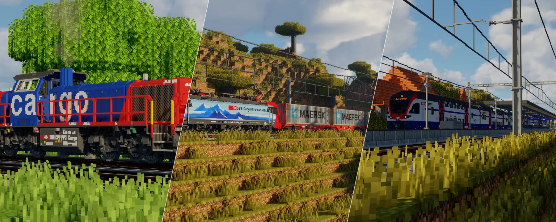 Voxel Trains IR — Voxel Trains IR screenshots 1–3