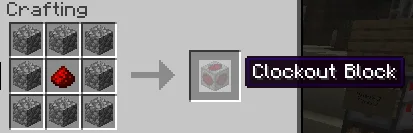 Clockout — Clockout Block Default Recipe