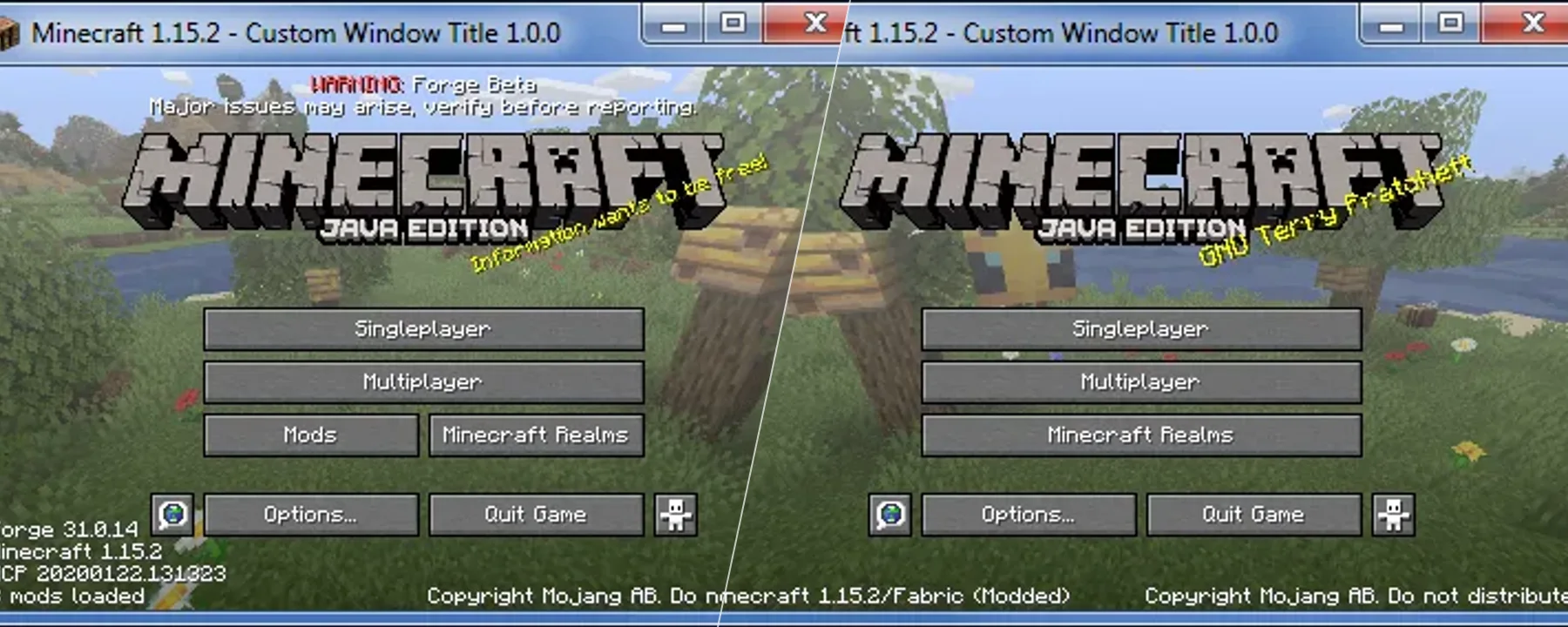 Custom Window Title — Custom Window Title screenshots 1–2