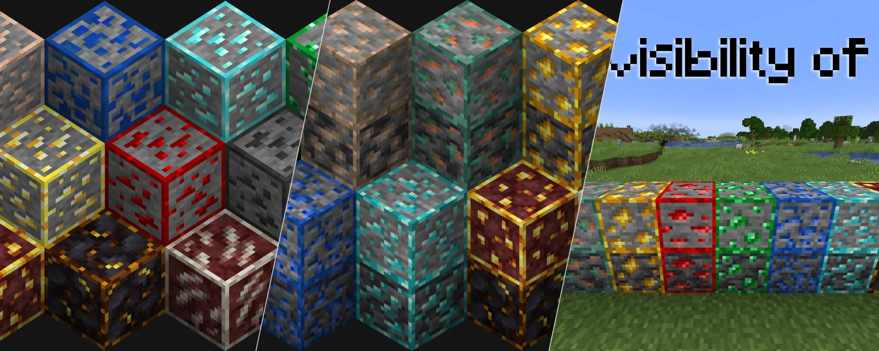 Better visibility of ores — Better visibility of ores screenshots 1–3