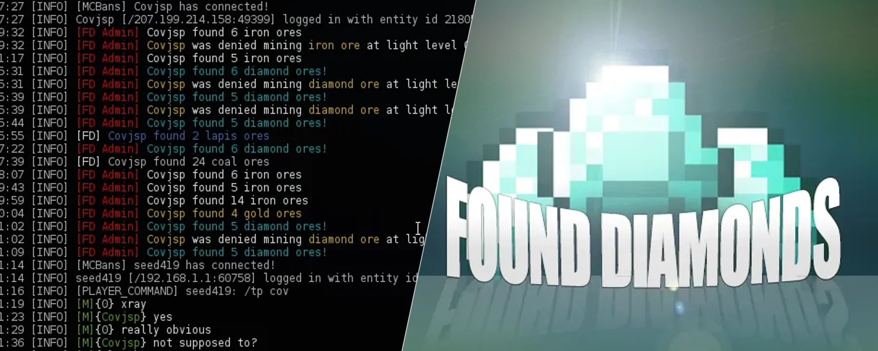 FoundDiamonds — FoundDiamonds screenshots 1–2
