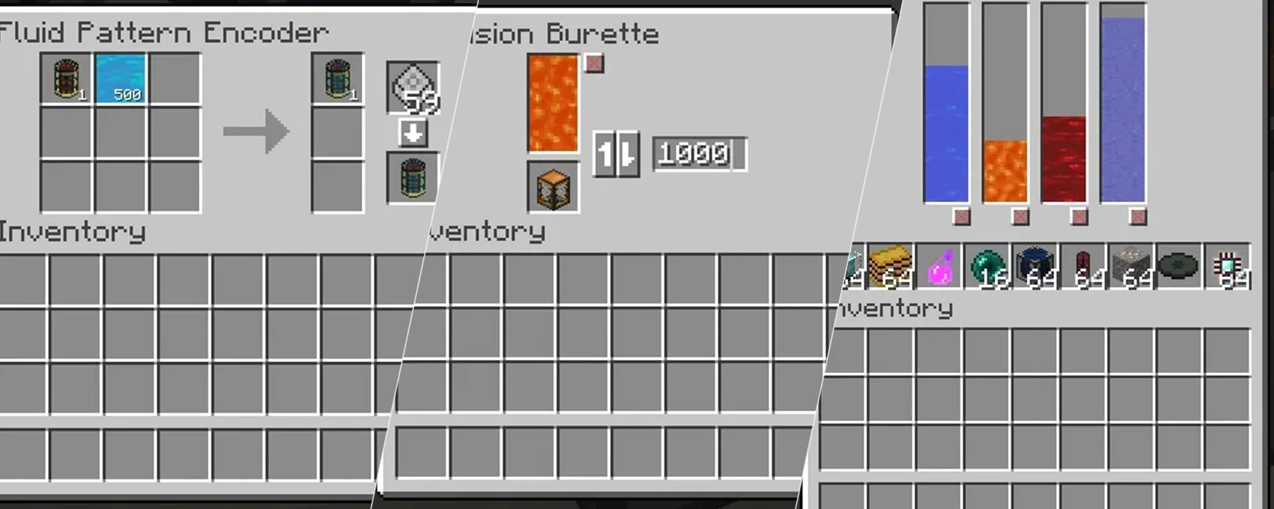 AE2 Fluid Crafting — AE2 Fluid Crafting screenshots 1–3