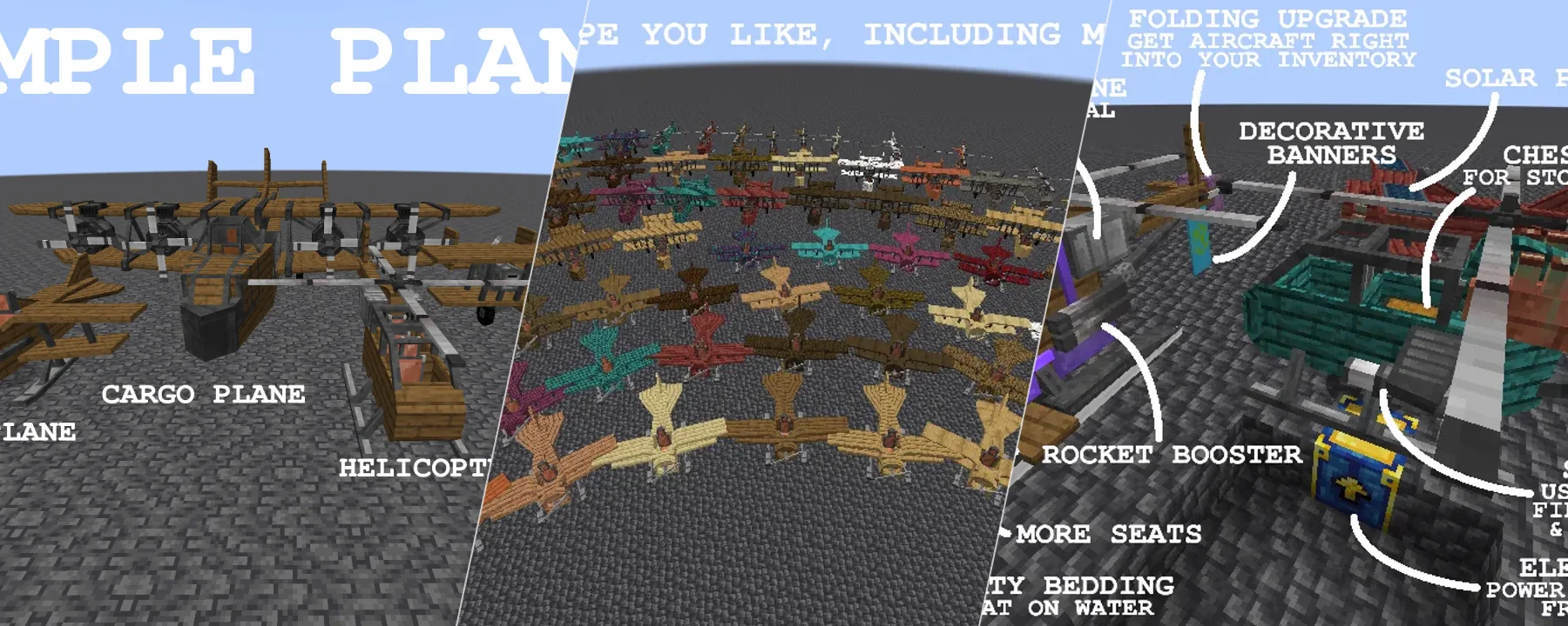 Simple Planes (NeoForge) — Simple Planes (NeoForge) screenshots 1–3