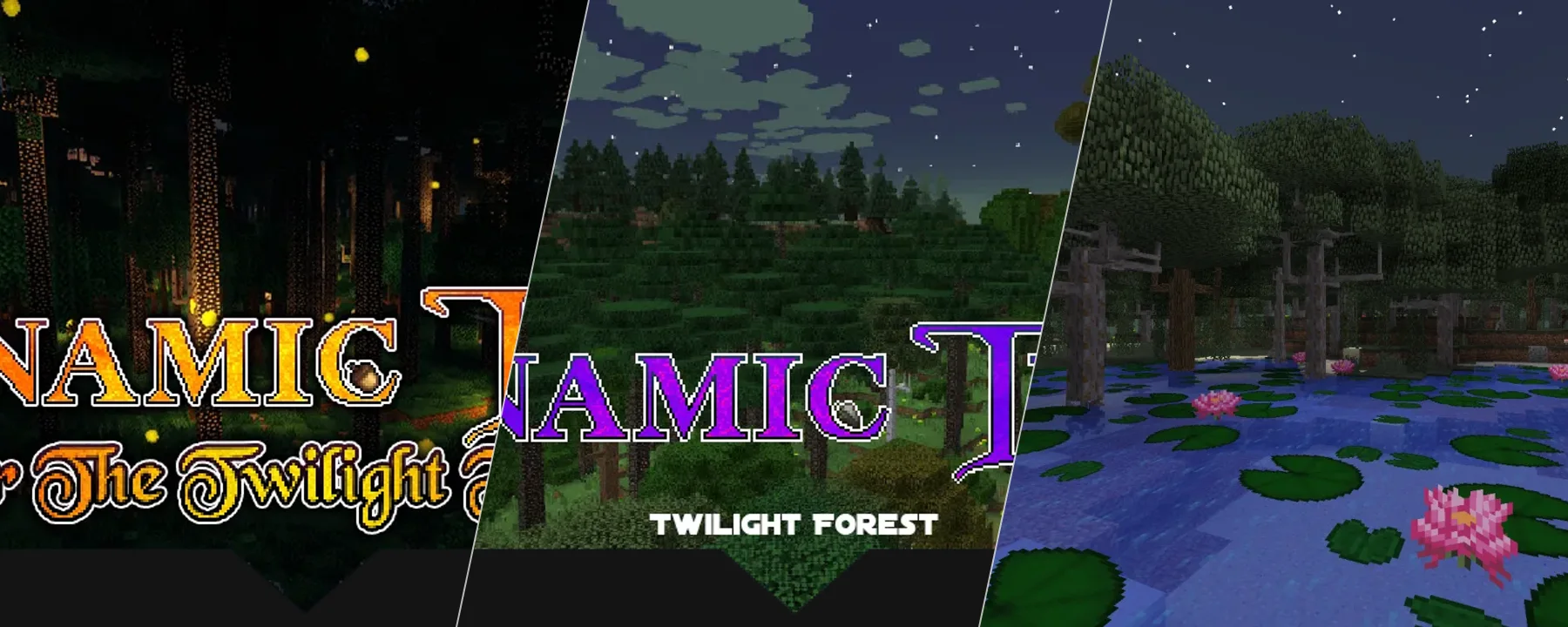 Dynamic Trees - The Twilight Forest — Dynamic Trees - The Twilight Forest screenshots 1–3