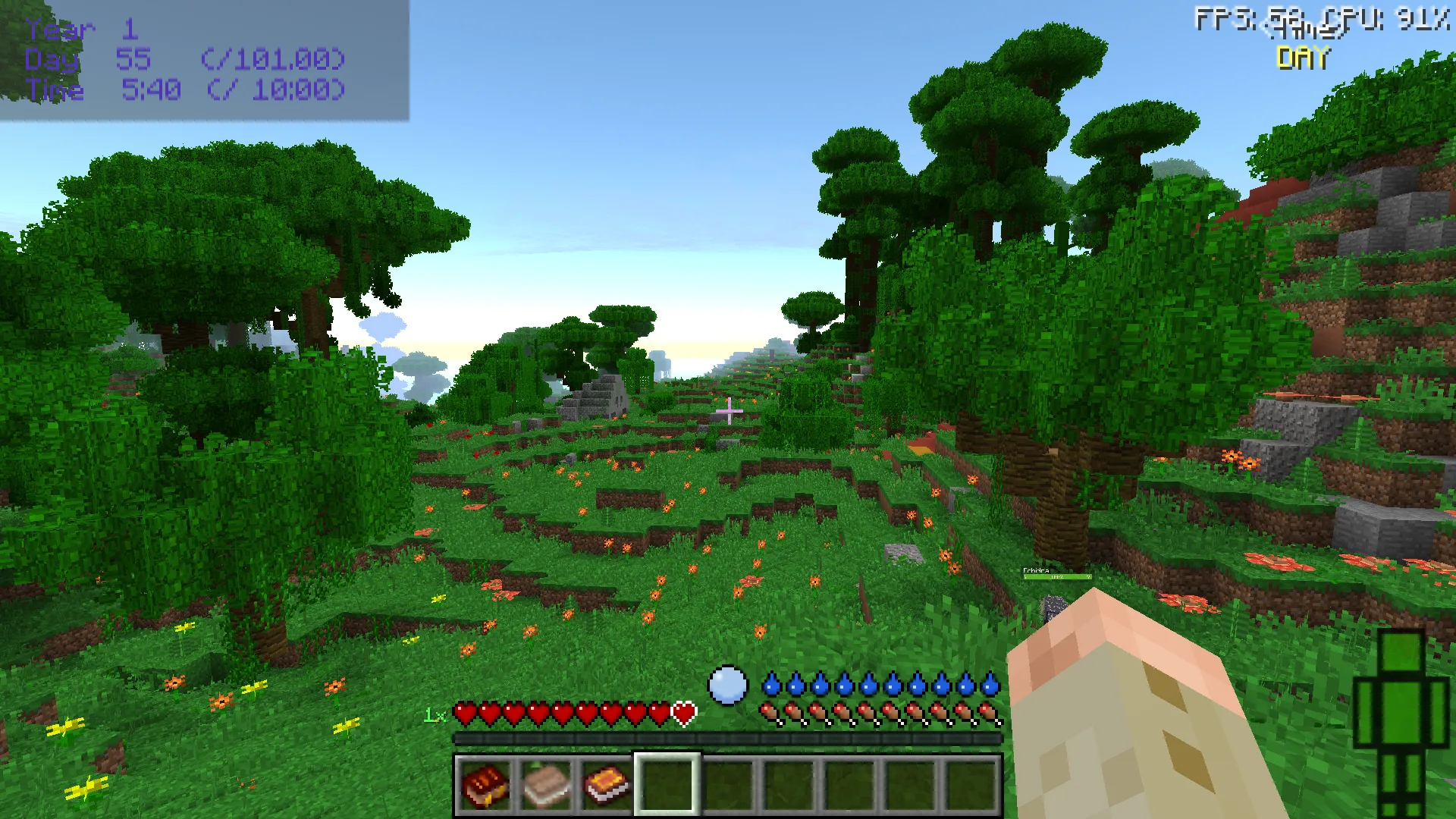 Enhanced RL Craft — View of the tropical plain between tropical woods (Bundle)