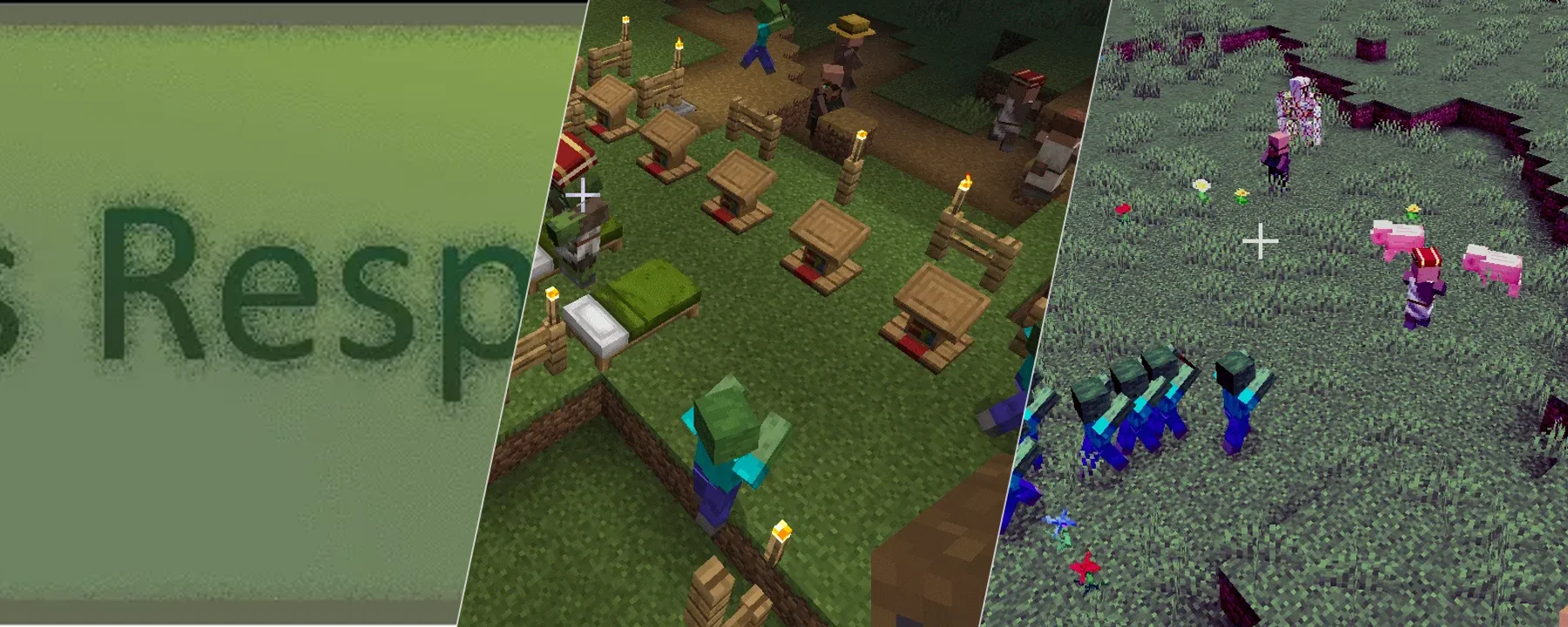 Villagers Respawn  (for Forge, Fabric,NeoForge) — Villagers Respawn  (for Forge, Fabric,NeoForge) screenshots 1–3