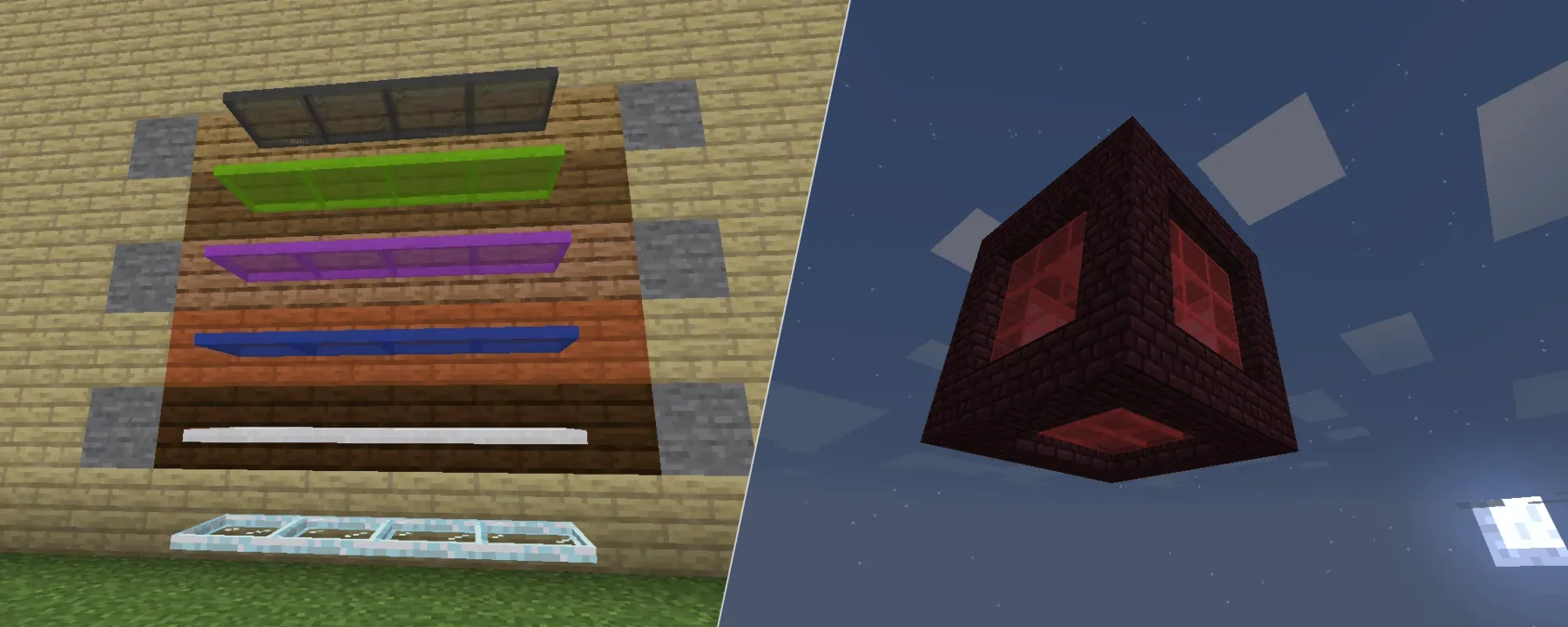[DEPRECATED] Horizontal Panes [NeoForge] — [DEPRECATED] Horizontal Panes [NeoForge] screenshots 1–2
