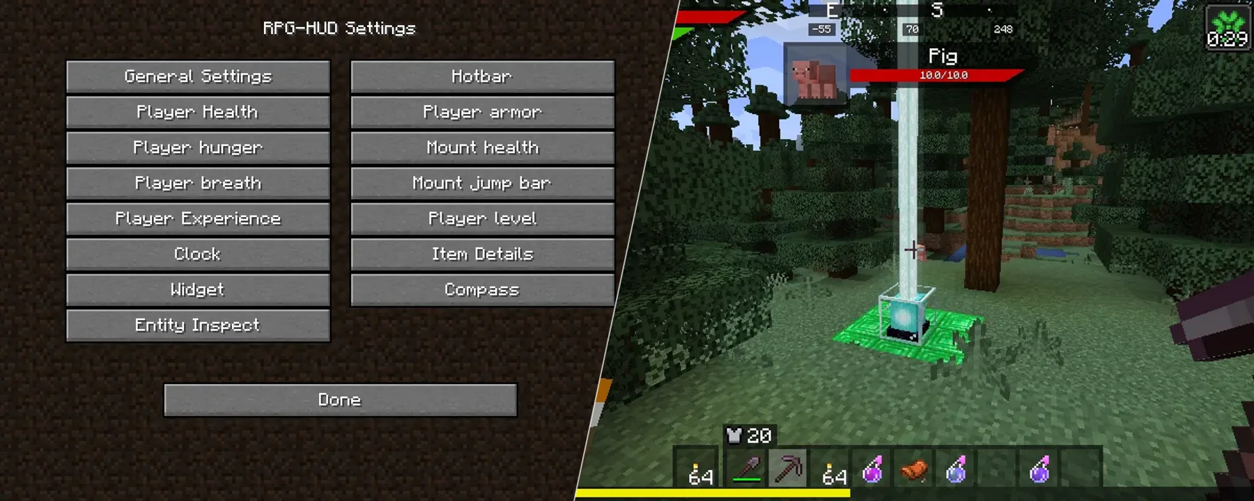 RPG-Hud [Fabric] — RPG-Hud [Fabric] screenshots 3–4