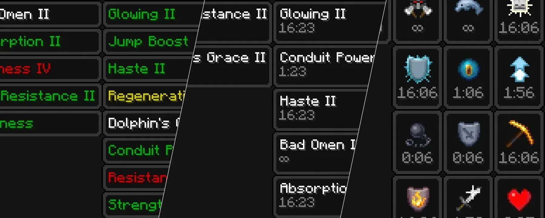 Compact Status Effects — Compact Status Effects screenshots 1–3