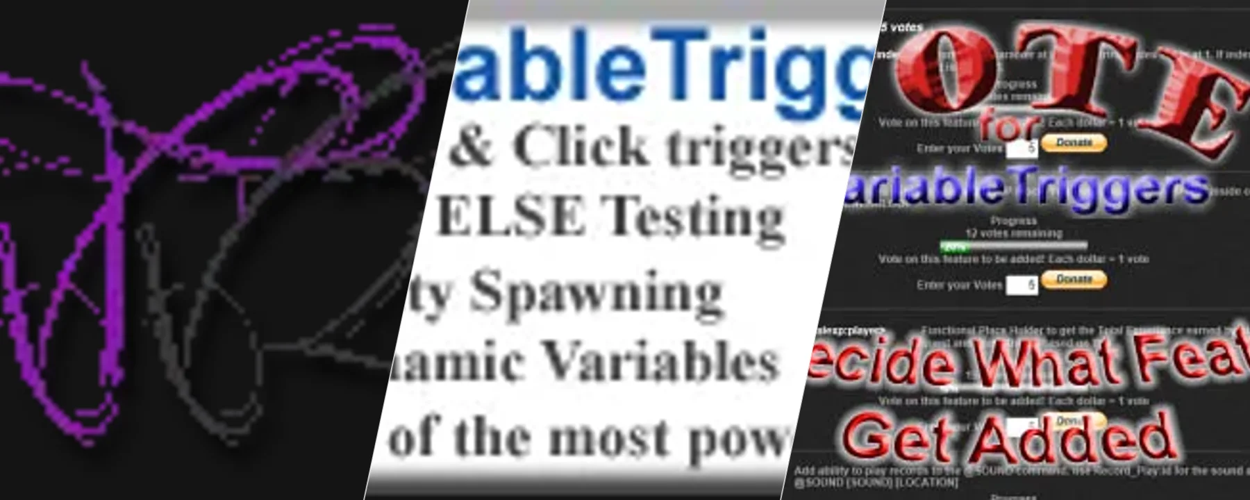 VariableTriggers — VariableTriggers screenshots 1–3