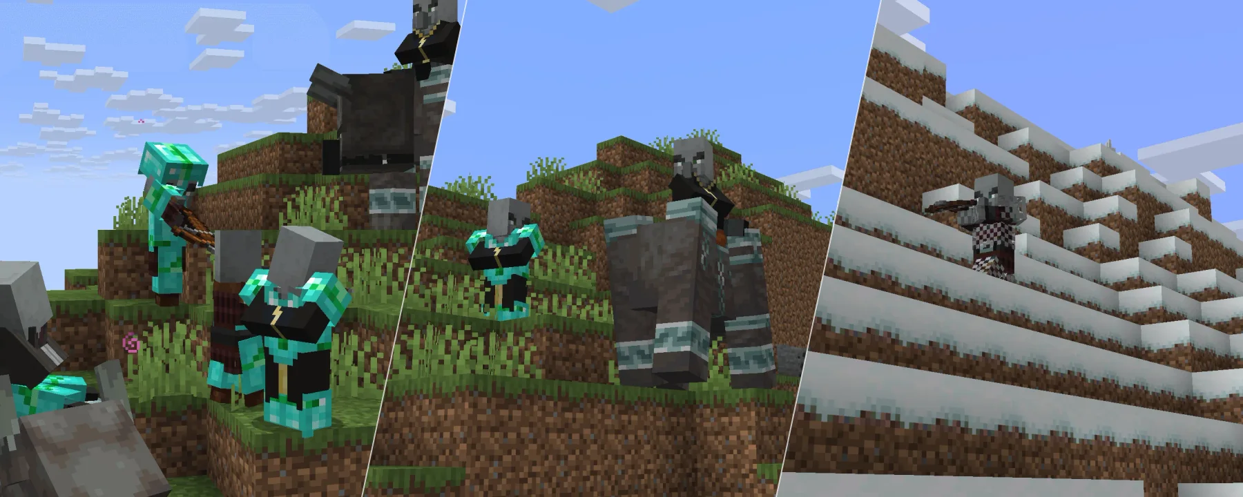 Illagers Wear Armor — Illagers Wear Armor screenshots 1–3