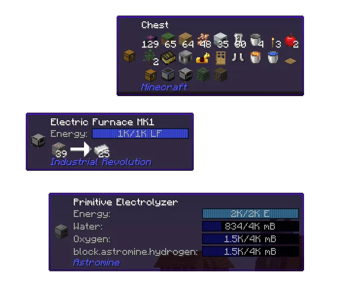 Megane: Fabric — tooltips