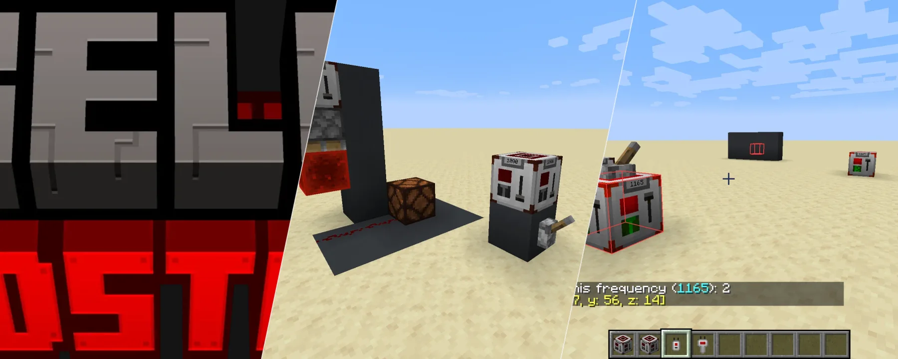Wireless Redstone — Wireless Redstone screenshots 1–3