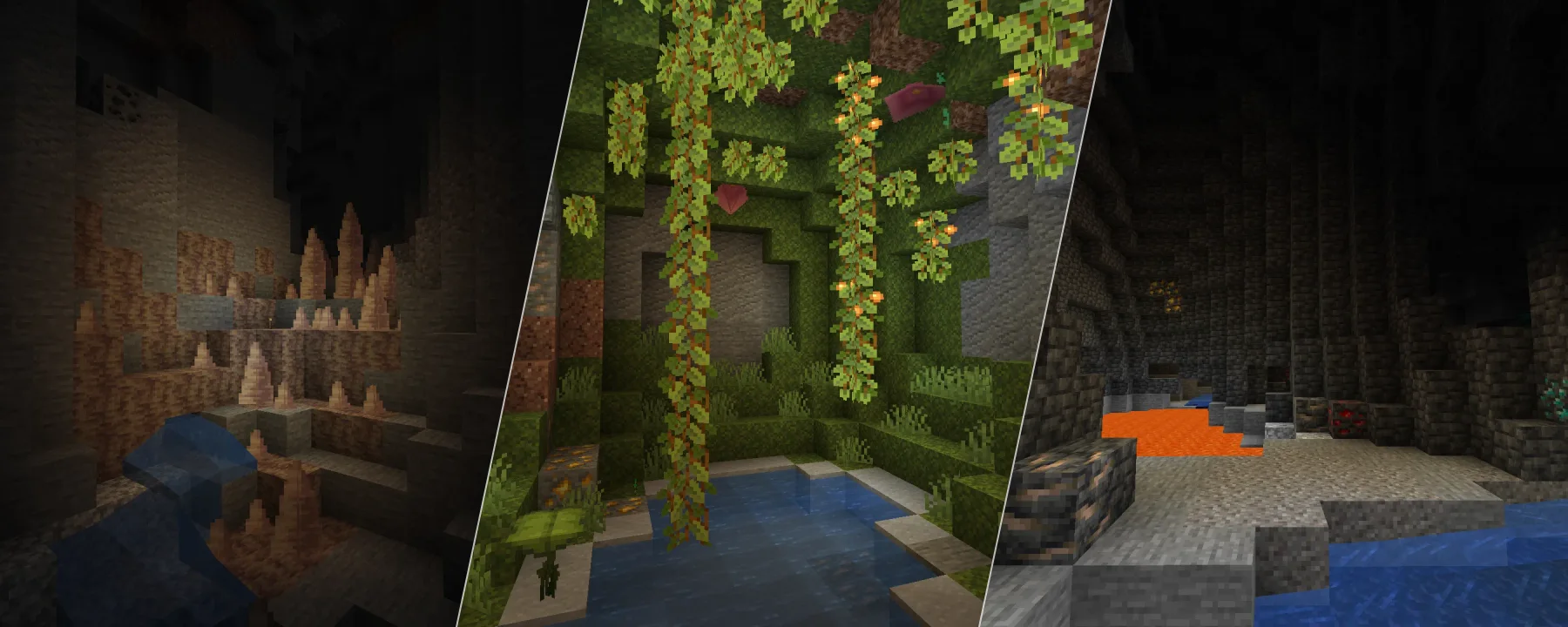 Caves and Cliffs mod [Discontinued] — Caves and Cliffs mod [Discontinued] screenshots 1–3