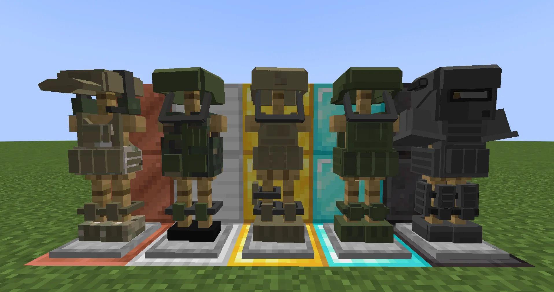 Tac Craft. Tactical armor pack. — Armor types