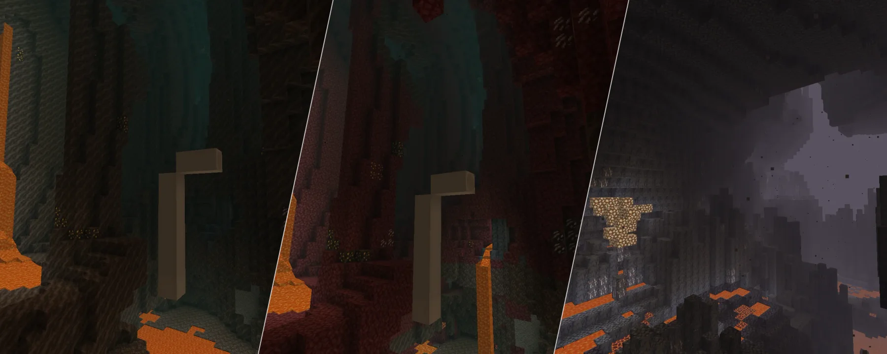 Deeper Nether Biomes — Deeper Nether Biomes screenshots 1–3