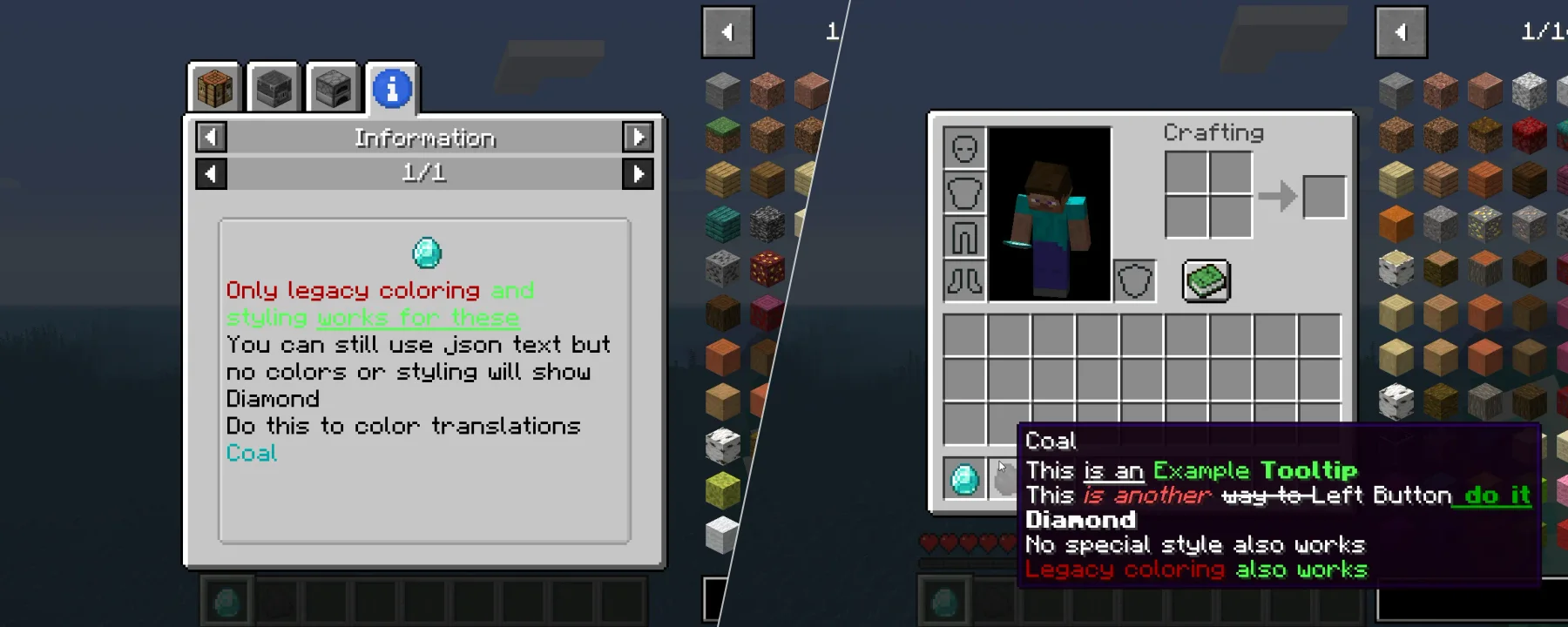 Info Datapack — Info Datapack screenshots 1–2