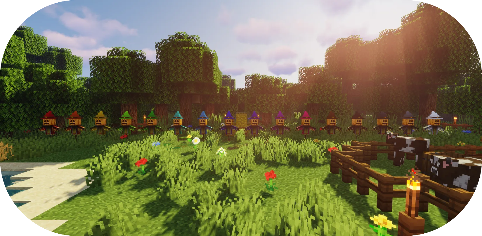 Scarecrows' Territory — Colored scarecrows