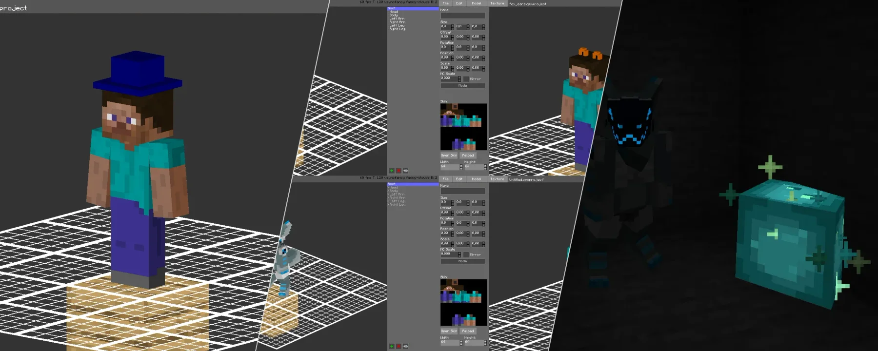 Customizable Player Models — Customizable Player Models screenshots 1–3