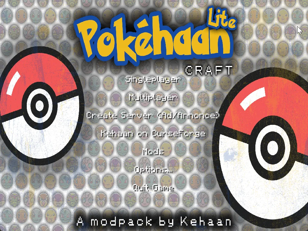 Pokehaan Craft - Lite — Menu