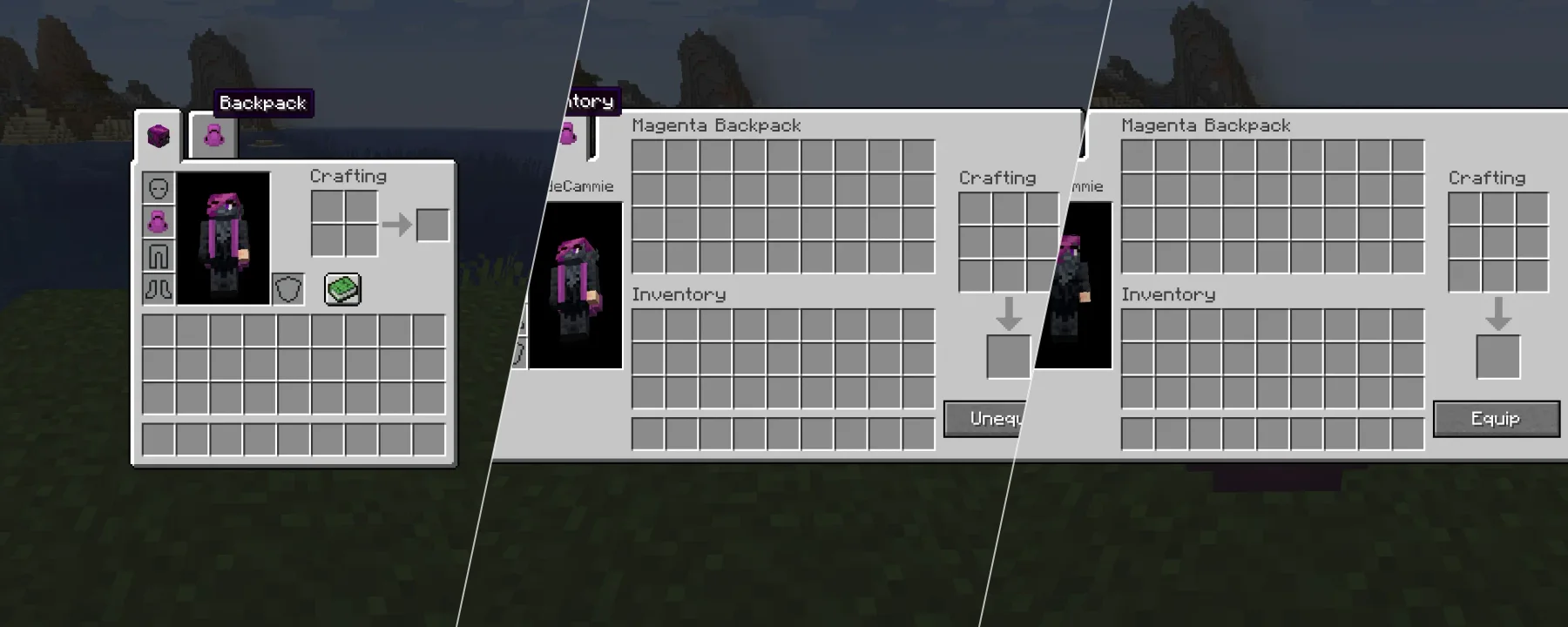 Cammie's Wearable Backpacks — Cammie's Wearable Backpacks screenshots 1–3