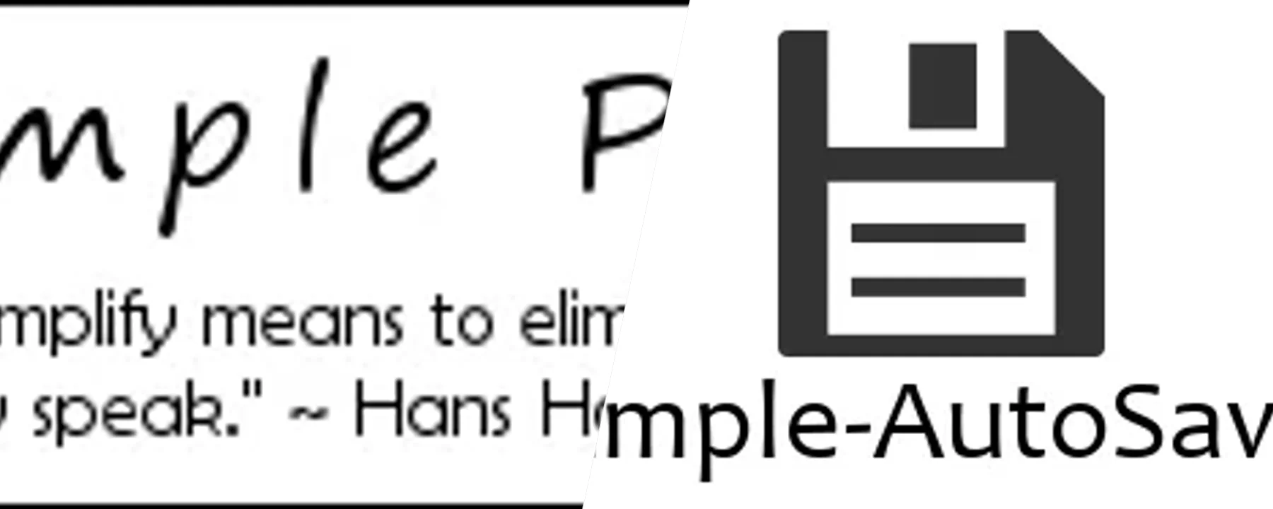 Simple-AutoSave — Simple-AutoSave screenshots 1–2