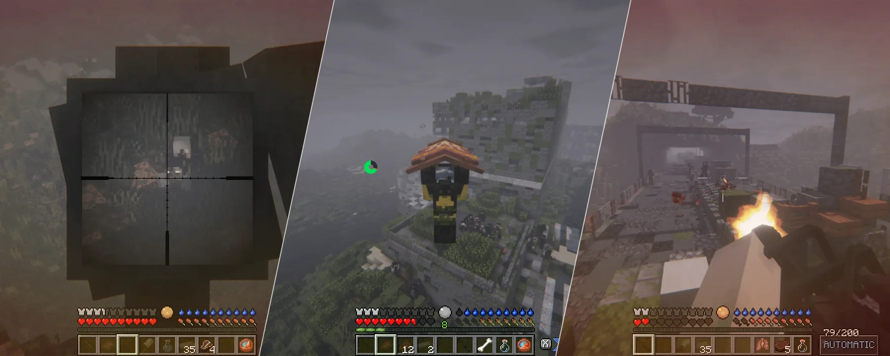 CraftZ - Zombie Survival — CraftZ - Zombie Survival screenshots 1–3