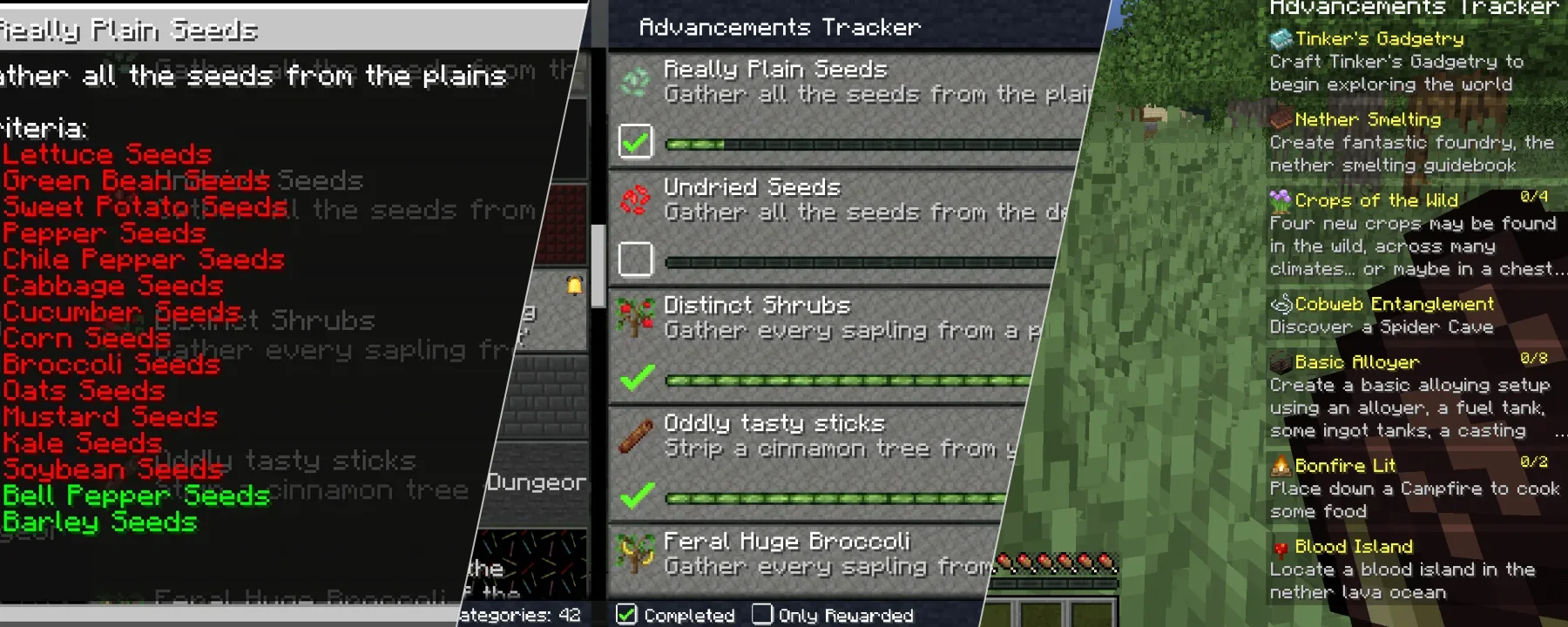 Advancements Tracker and Overview — Advancements Tracker and Overview screenshots 1–3