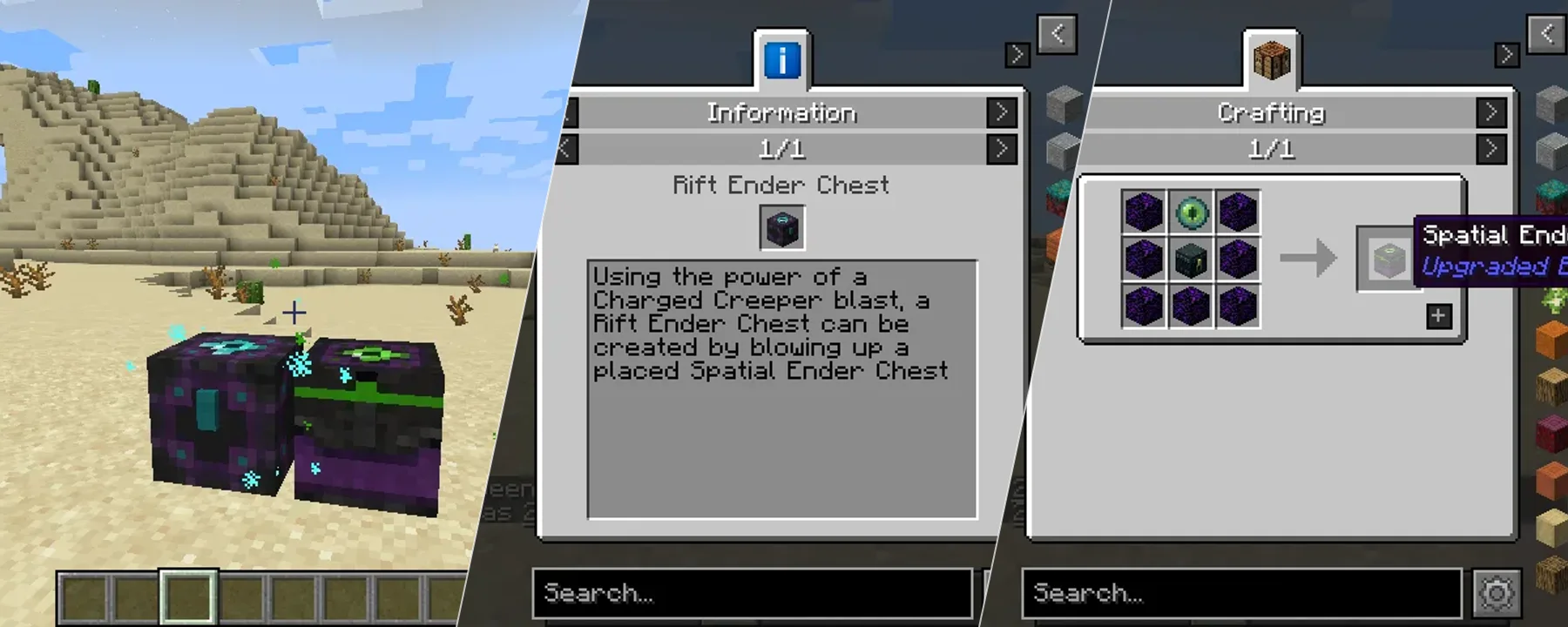 Upgraded Ender Chests — Upgraded Ender Chests screenshots 1–3