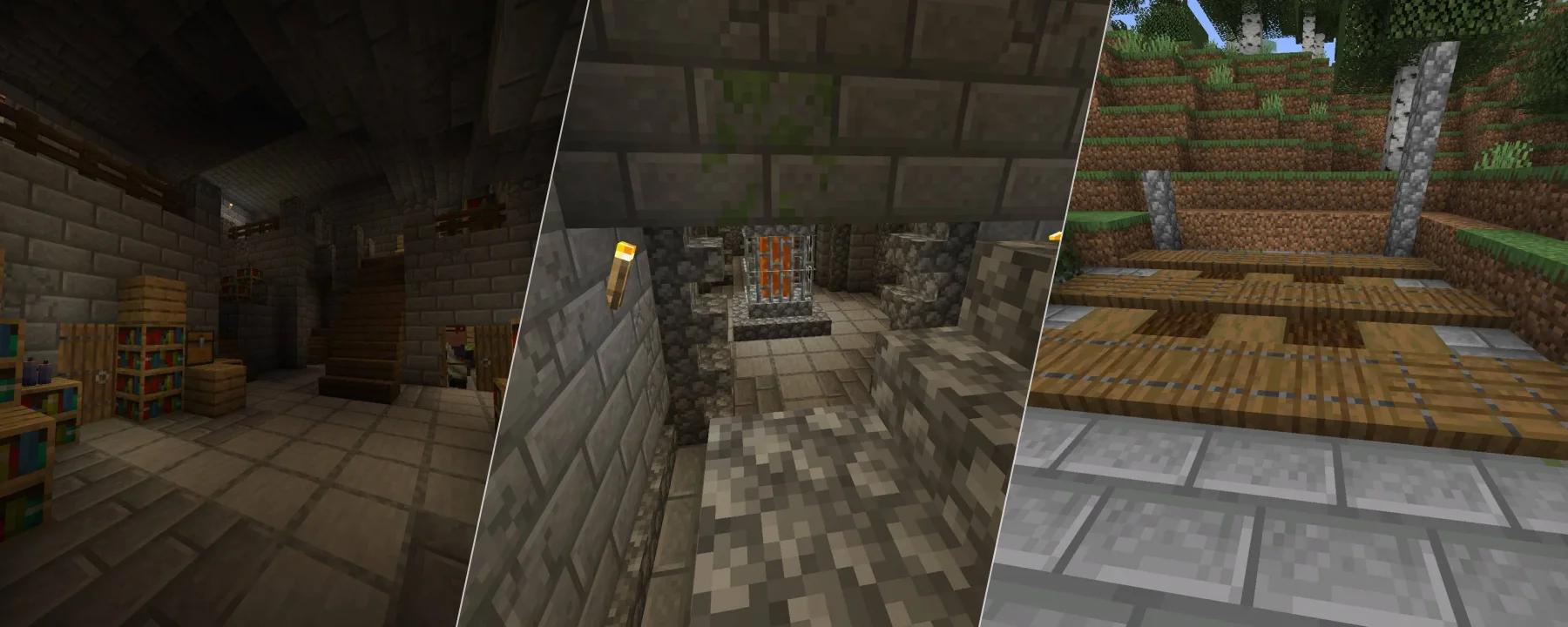Stoneholm, Underground Villages (Fabric) — Stoneholm, Underground Villages (Fabric) screenshots 1–3