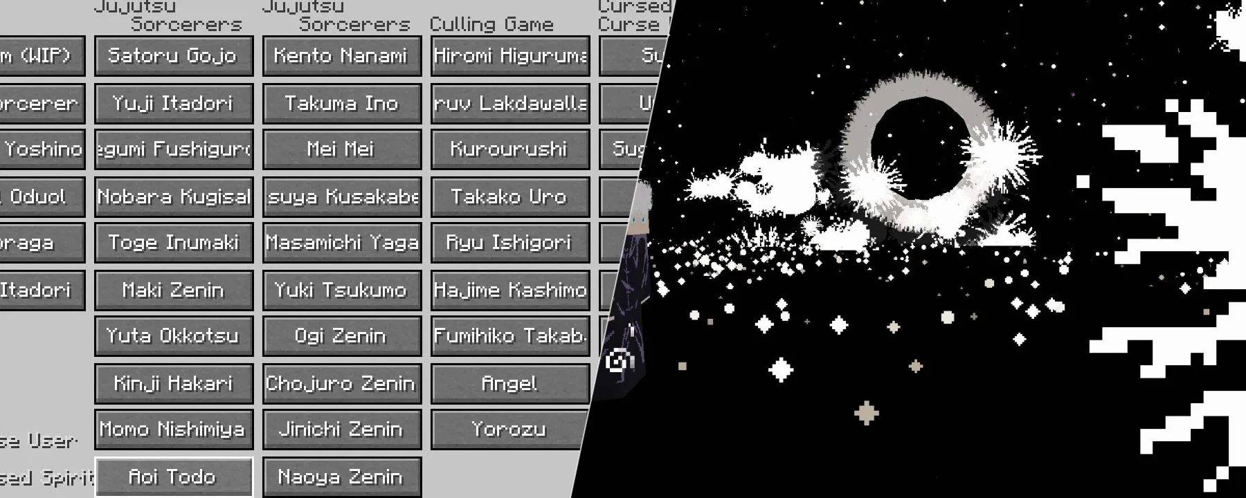 Jujutsu Craft (Sorcery Fight) — Jujutsu Craft (Sorcery Fight) screenshots 1–2
