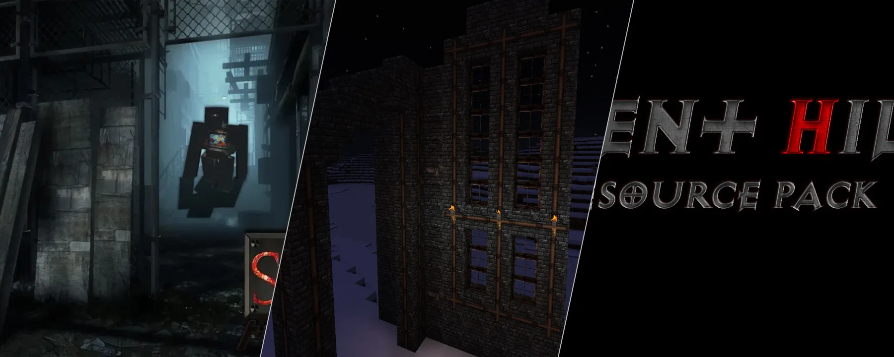 [Official] Silent Hill Resource Pack 128x 1.6.4 — [Official] Silent Hill Resource Pack 128x 1.6.4 screenshots 1–3
