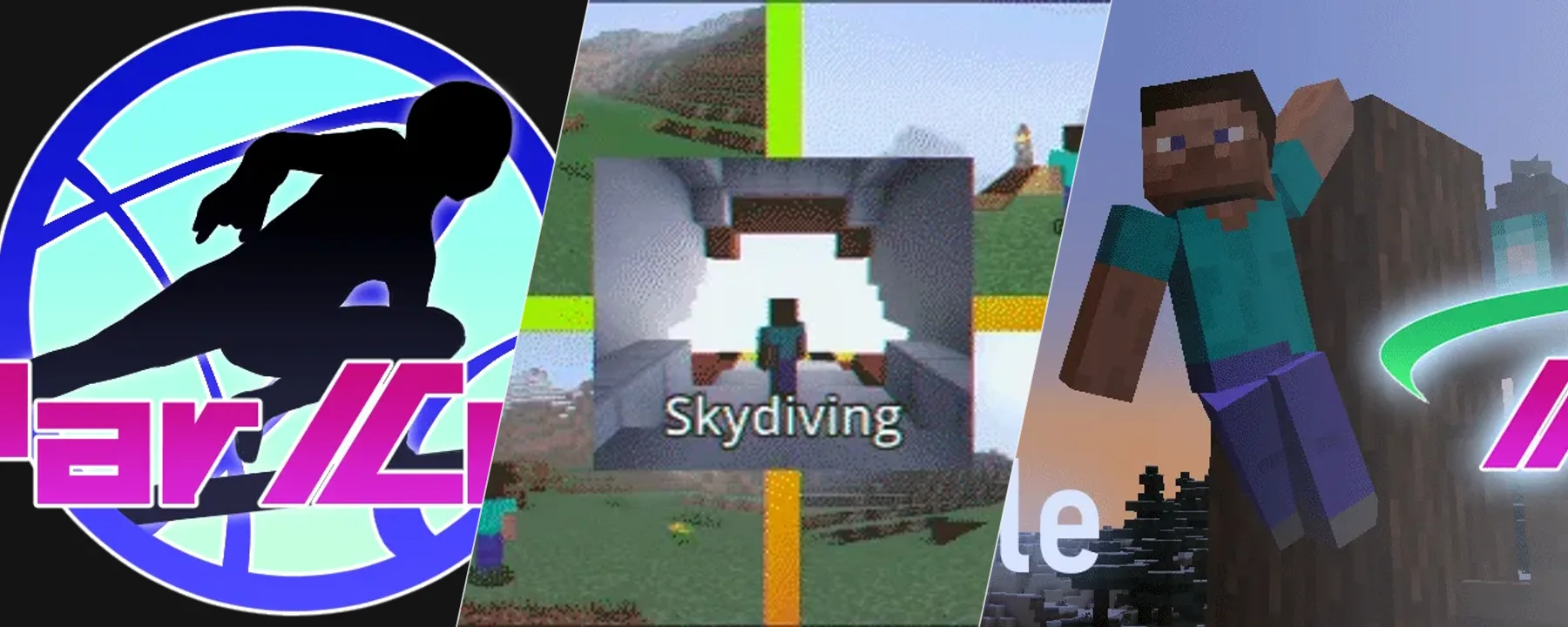 ParCool! ~ Minecraft Parkour ~ — ParCool! ~ Minecraft Parkour ~ screenshots 1–3