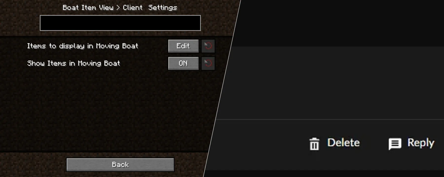 Boat Item View (Forge/Neoforge) — Boat Item View (Forge/Neoforge) screenshots 3–4