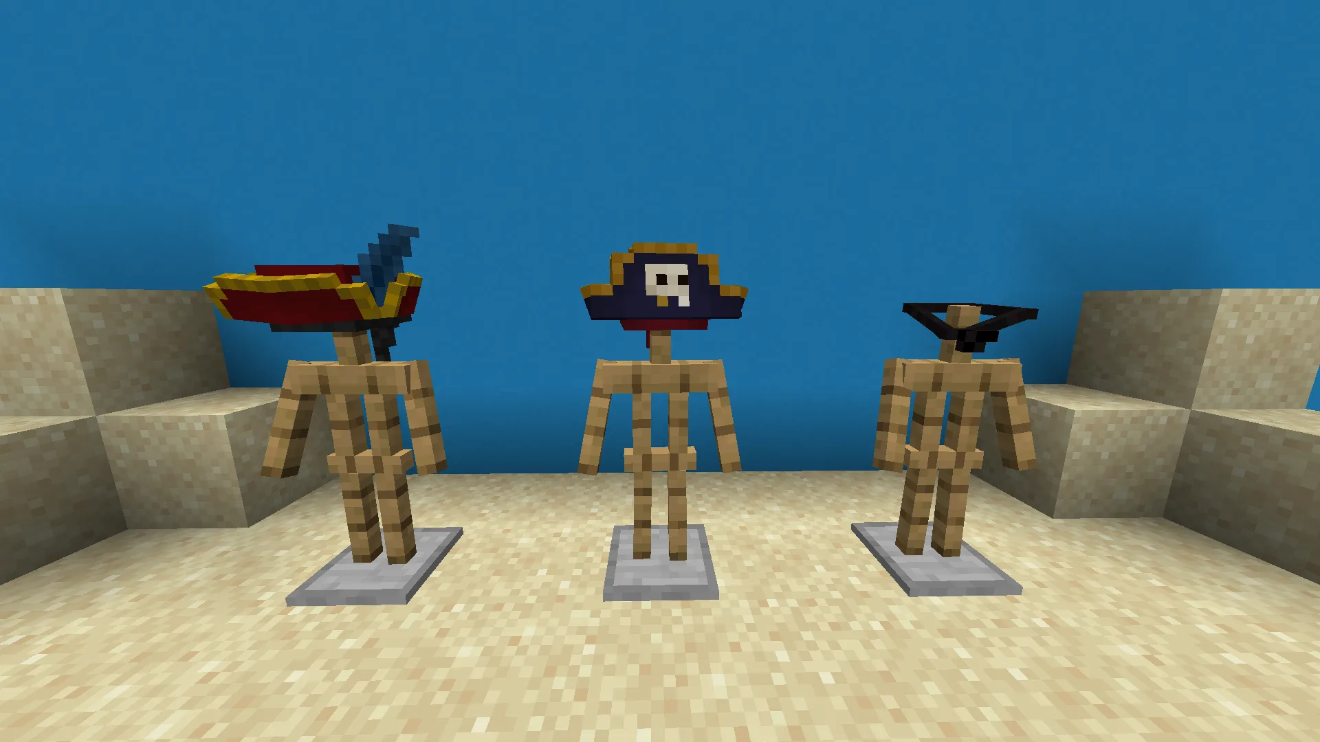 Pirate Hats — The available hats