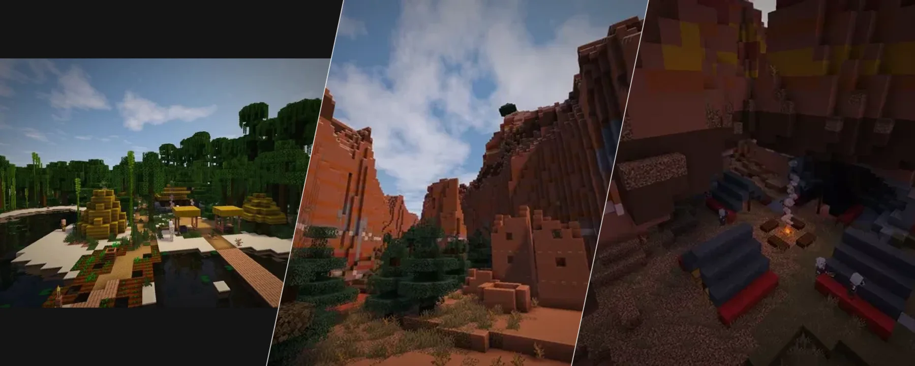 More Structures add-on for William Wythers' Overhauled Overworld — More Structures add-on for William Wythers' Overhauled Overworld screenshots 1–3
