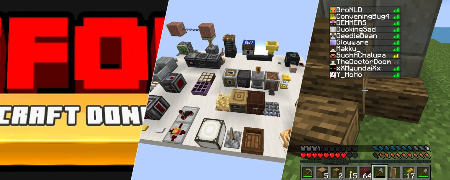 Minecraft REFORM — Minecraft REFORM screenshots 1–3